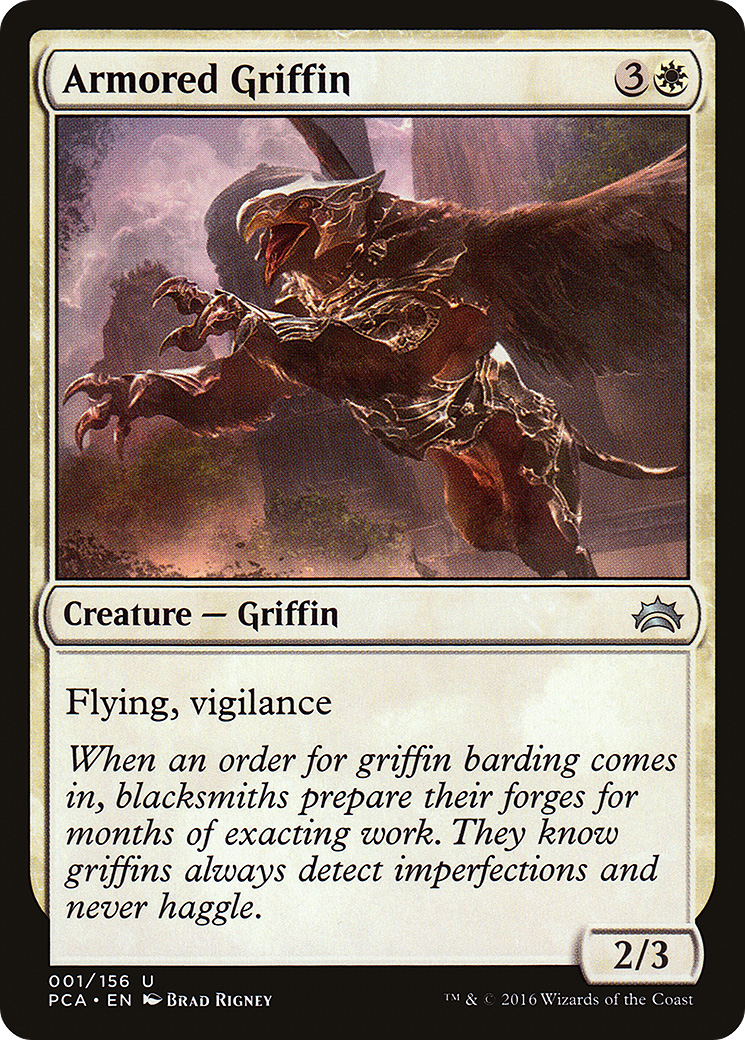 Armored Griffin (001) - Planechase Anthology