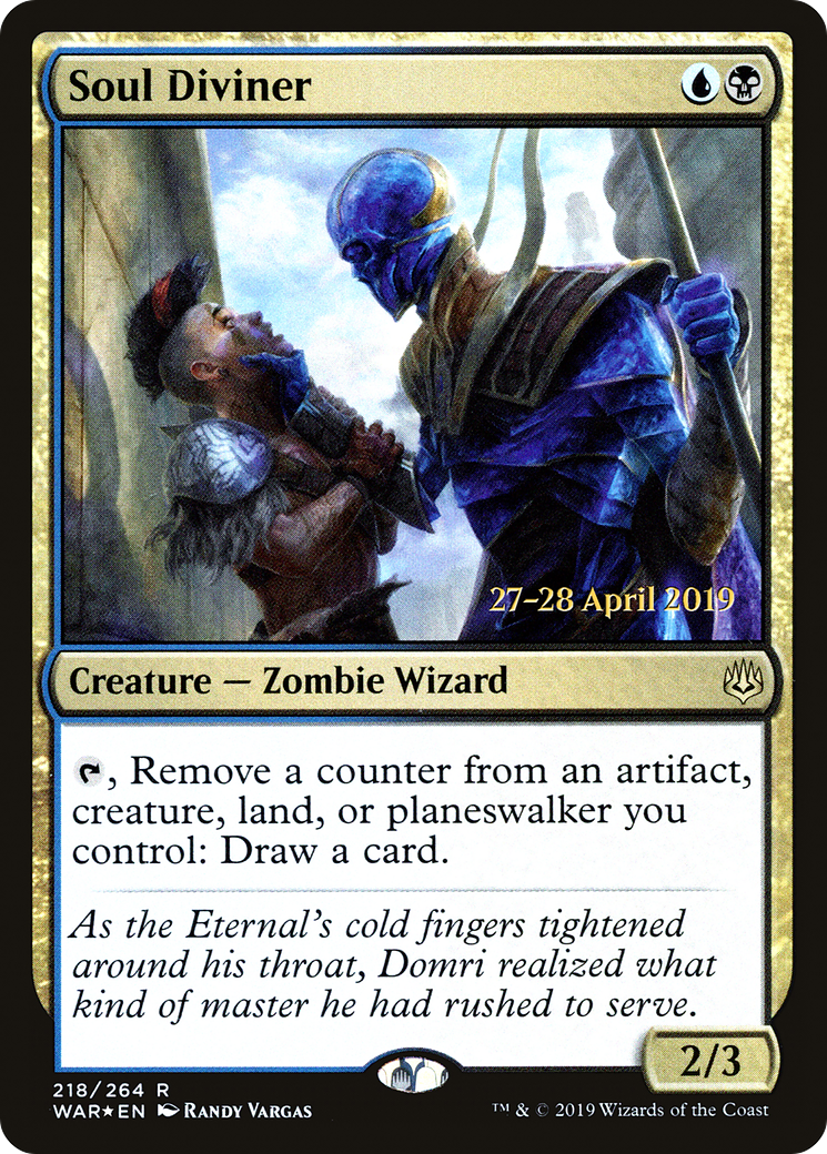 Soul Diviner (218s) Foil - War of the Spark Promos