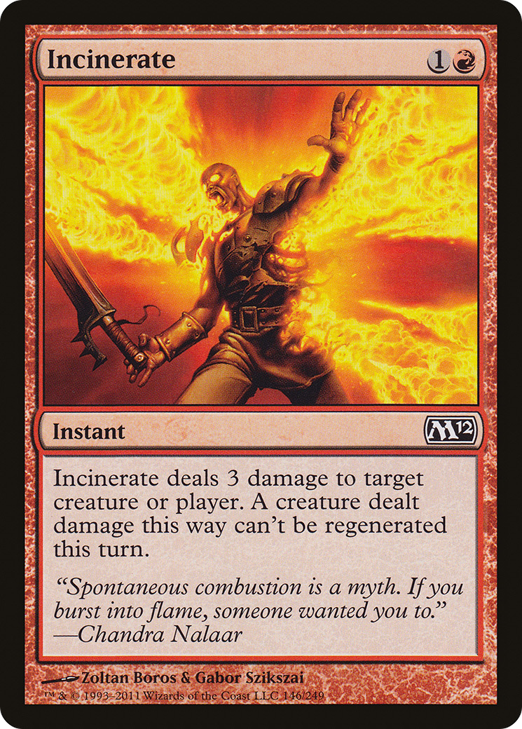 Incinerate (146) Foil - Magic 2012