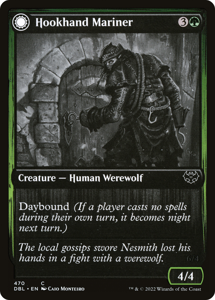 Hookhand Mariner // Riphook Raider (470) Foil - Innistrad: Double Feature