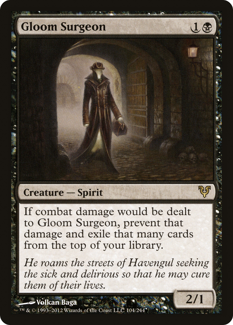 Gloom Surgeon (104) Foil - Avacyn Restored