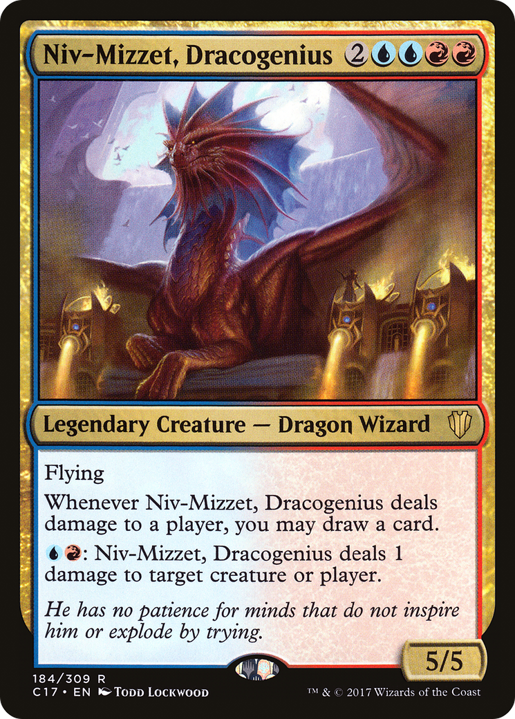 Niv-Mizzet, Dracogenius (184) - Commander 2017