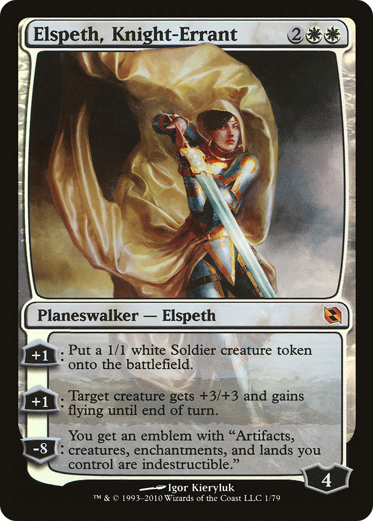 Elspeth, Knight-Errant (001) Foil - Duel Decks: Elspeth vs. Tezzeret