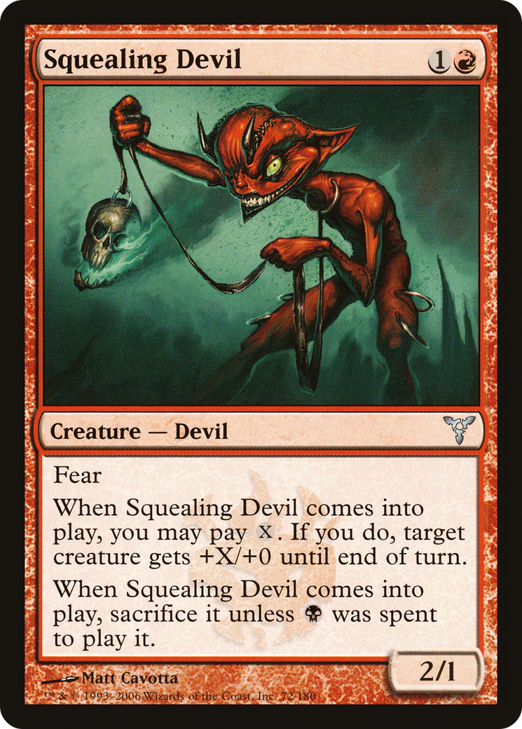 Squealing Devil (072) Foil - Dissension