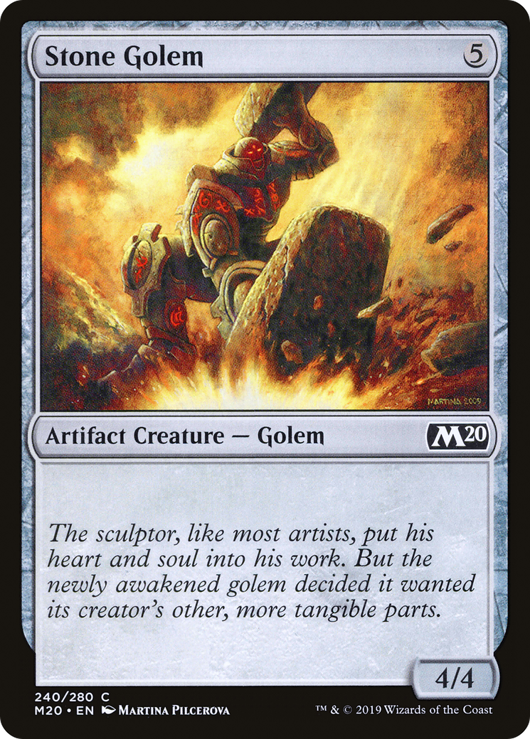 Stone Golem (240) Foil - Core Set 2020