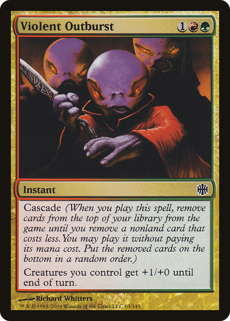 Violent Outburst (063) Foil - Alara Reborn