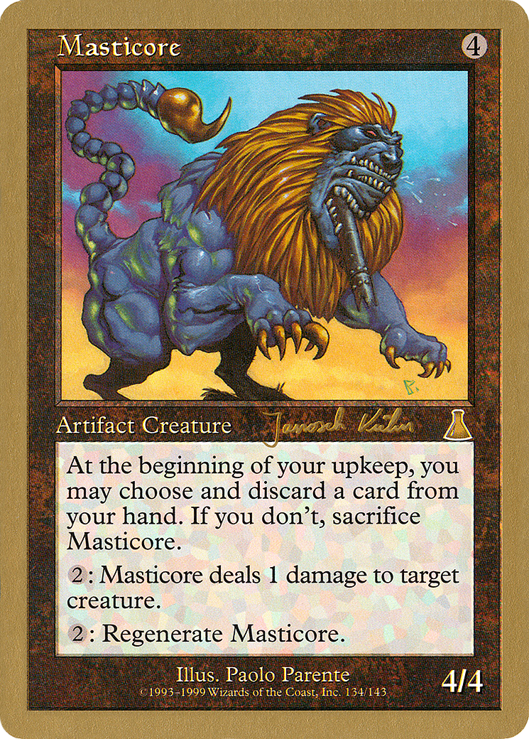 Masticore - 2000 Janosch Kuhn (UDS) (Retro) - World Championship Decks 2000