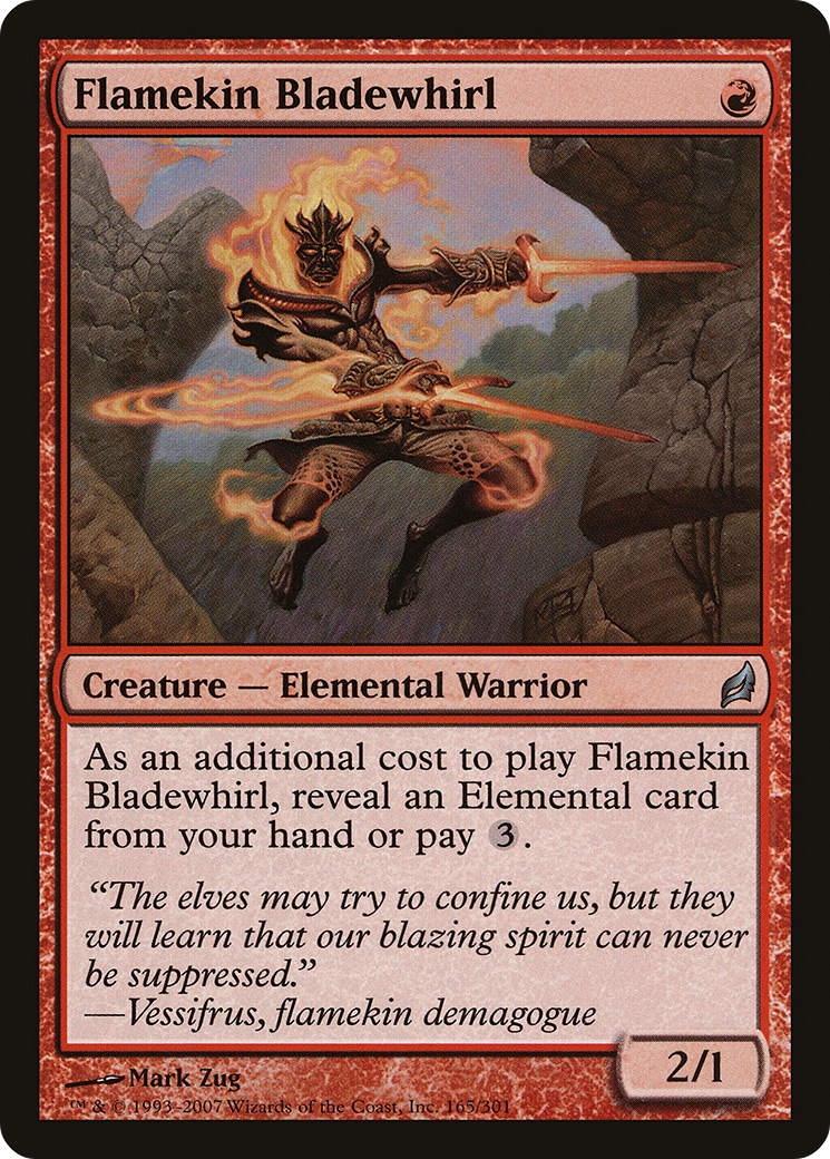 Flamekin Bladewhirl (165) Foil - Lorwyn