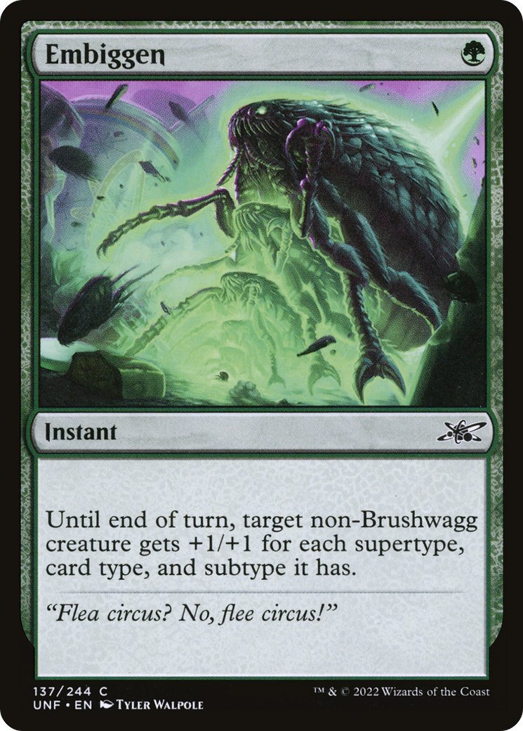 Embiggen (137) Foil - Unfinity