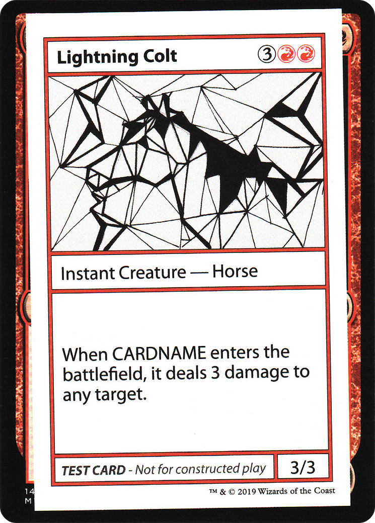 Lightning Colt (057) - Mystery Booster Playtest Cards 2021