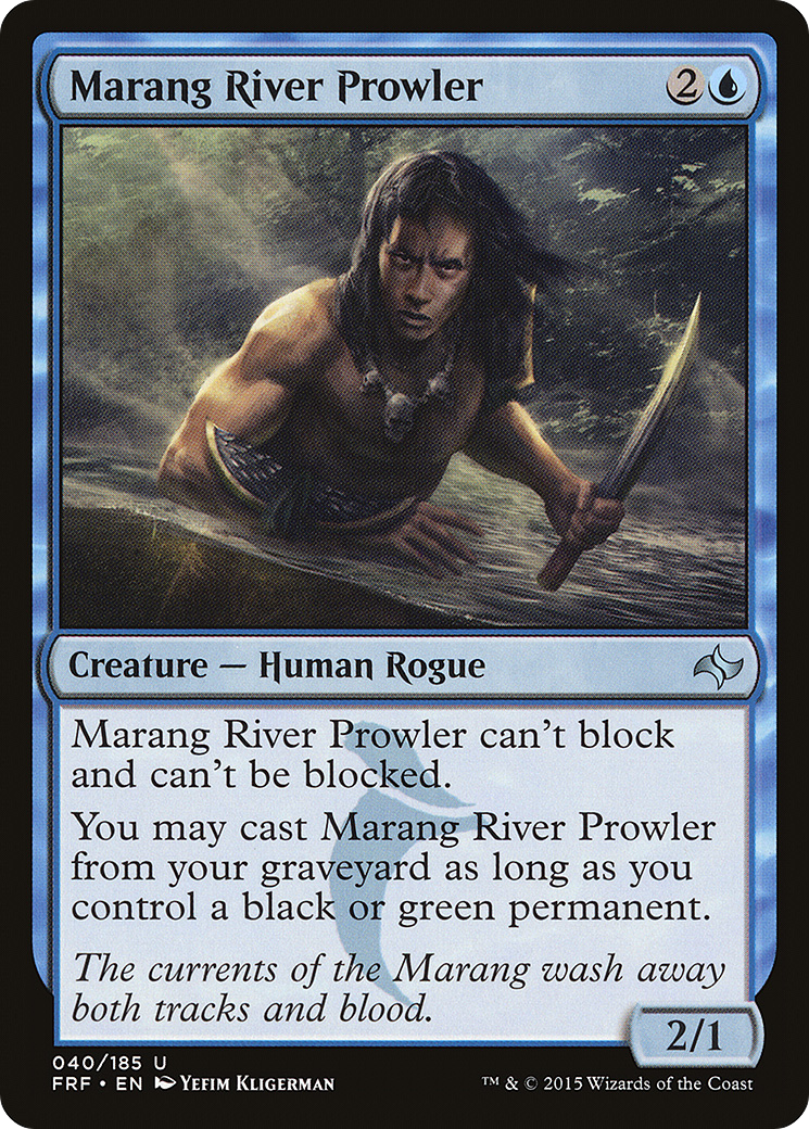 Marang River Prowler (040) Foil - Fate Reforged