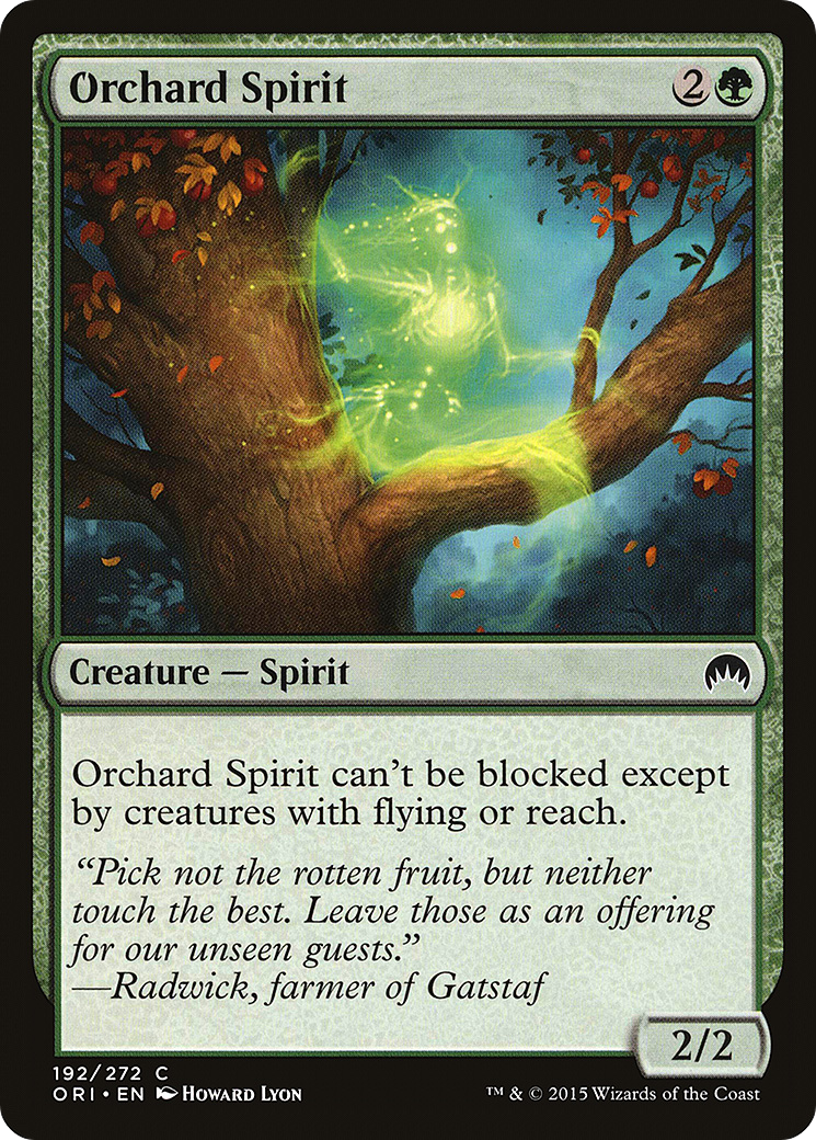 Orchard Spirit (192) Foil - Magic Origins