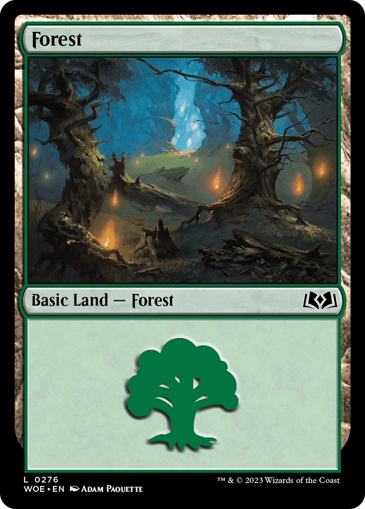 Forest (276) Foil - Wilds of Eldraine