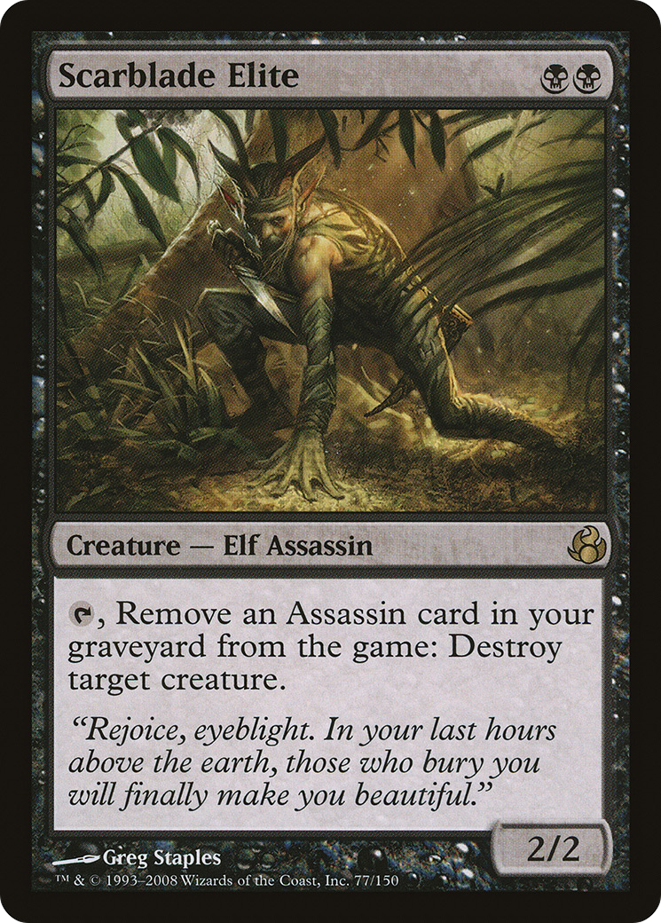 Scarblade Elite (077) Foil - Morningtide