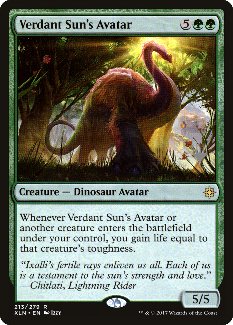 Verdant Sun's Avatar (213p) - Ixalan Promos