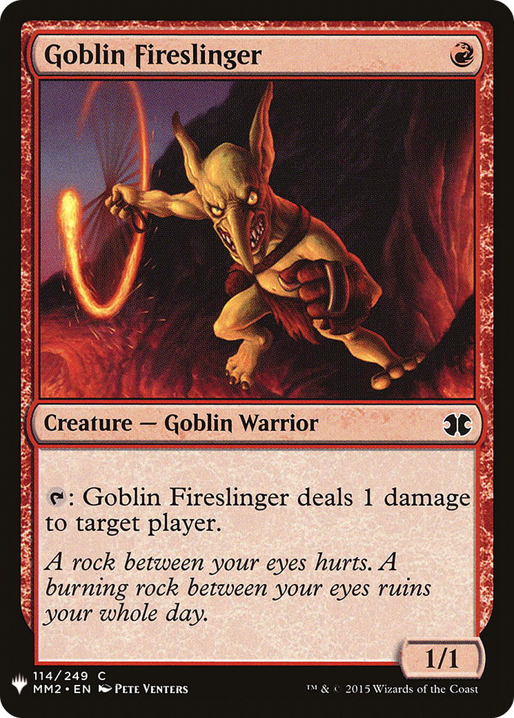 Goblin Fireslinger (MM2-114) - The List