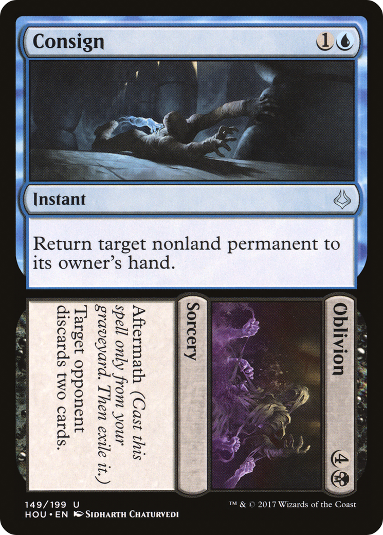 Consign // Oblivion (149) Foil - Hour of Devastation