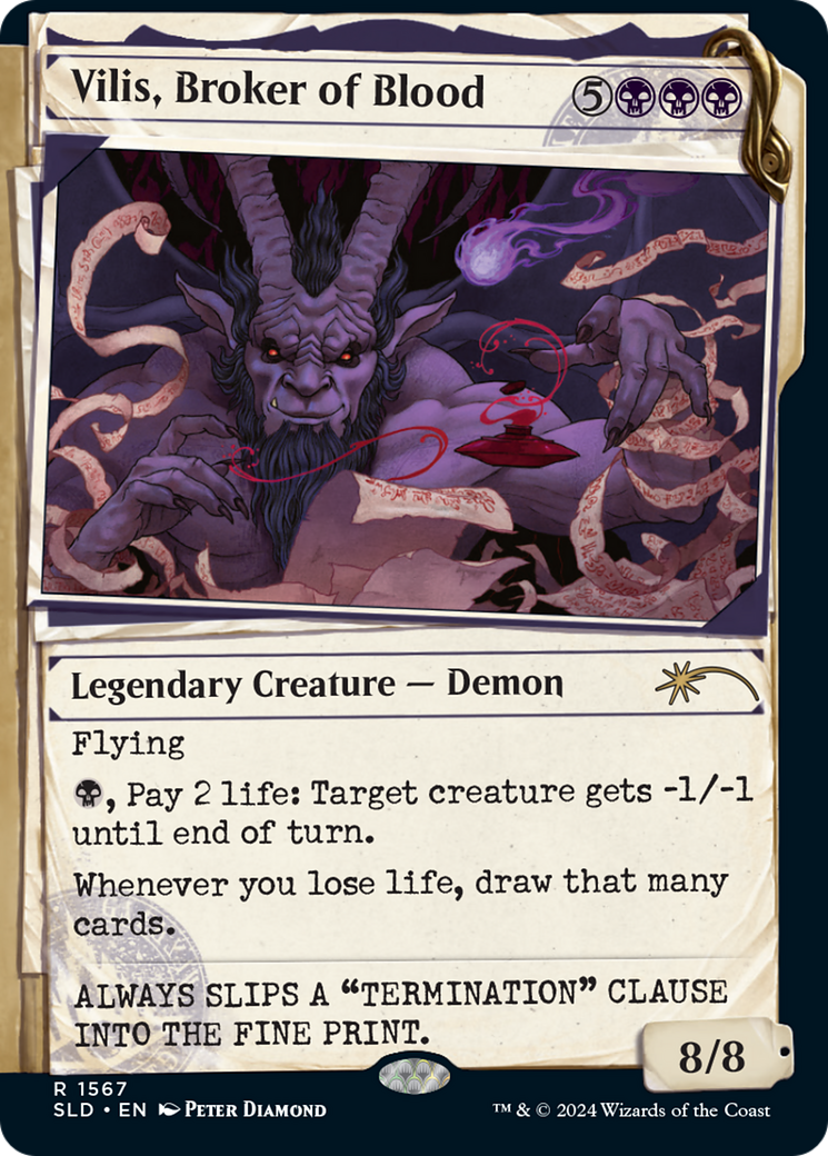 Vilis, Broker of Blood (Showcase) (1567) - Secret Lair Drop