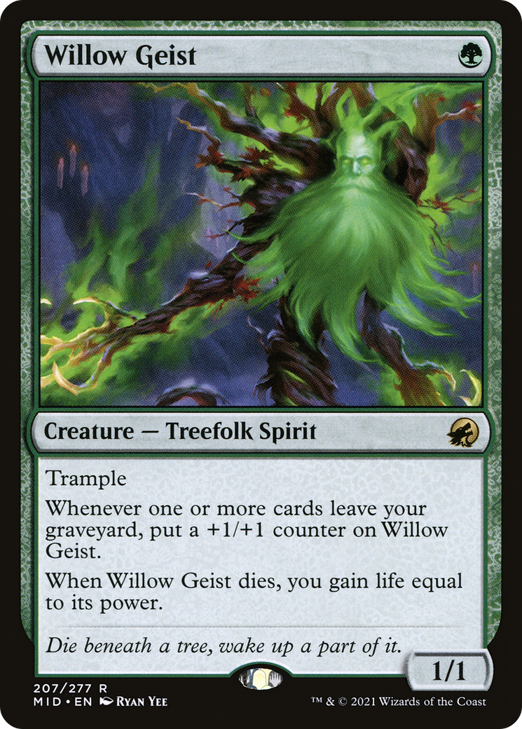 Willow Geist (207) Foil - Innistrad: Midnight Hunt