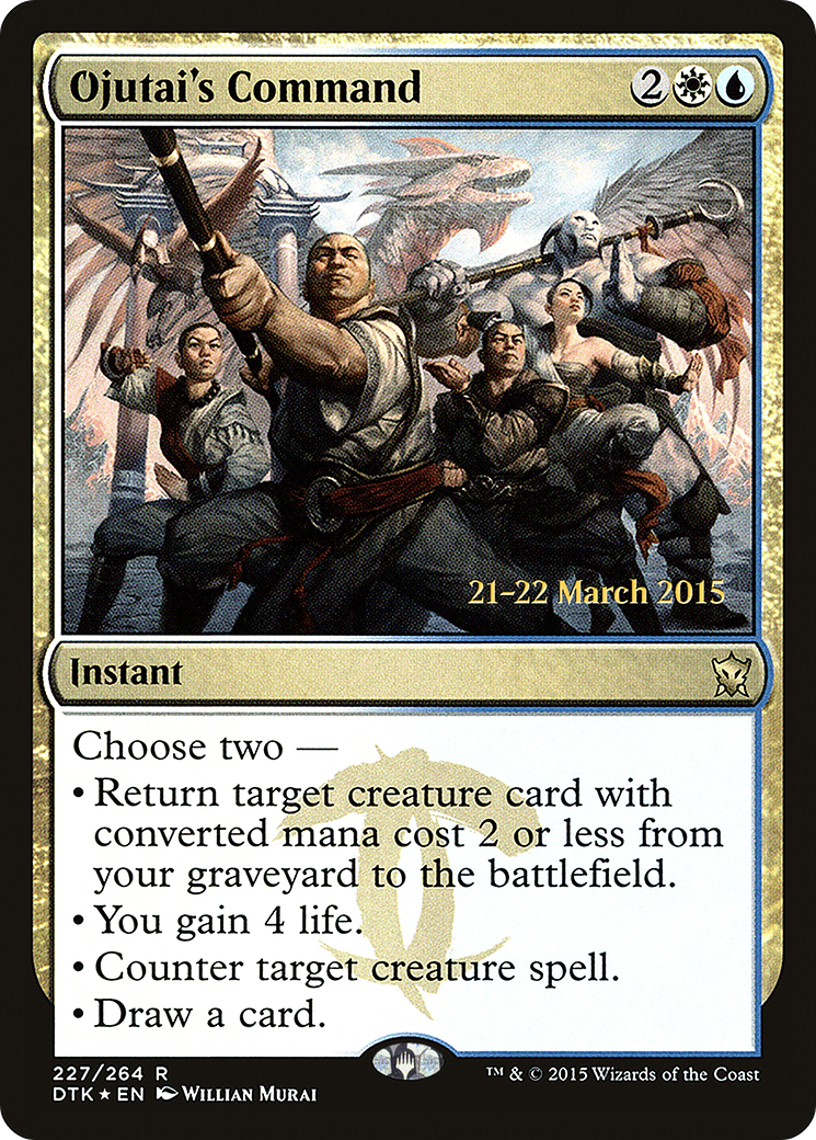 Ojutai's Command (227) Foil - Dragons of Tarkir Promos