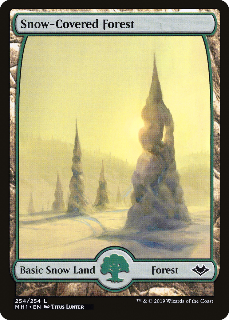 Snow-Covered Forest (254) Foil - Modern Horizons