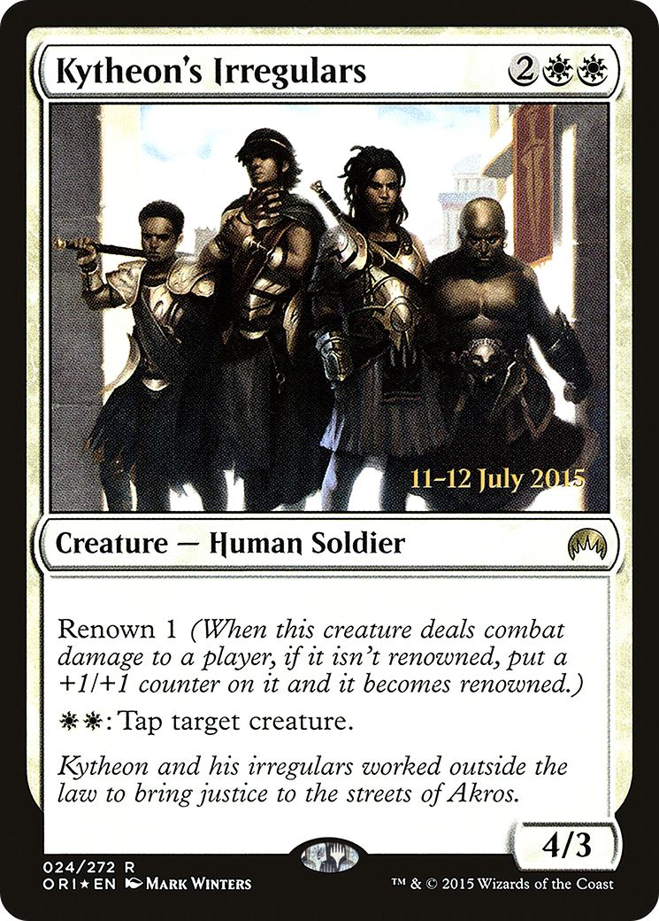 Kytheon's Irregulars (024) Foil - Magic Origins Promos