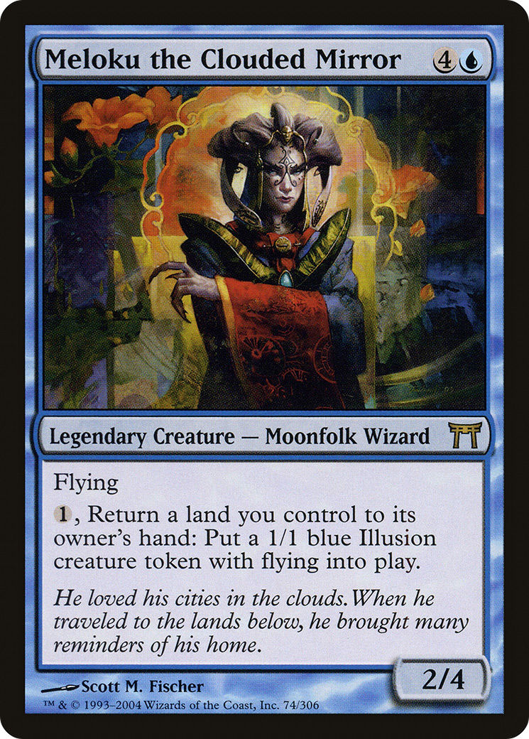 Meloku the Clouded Mirror (074) Foil - Champions of Kamigawa