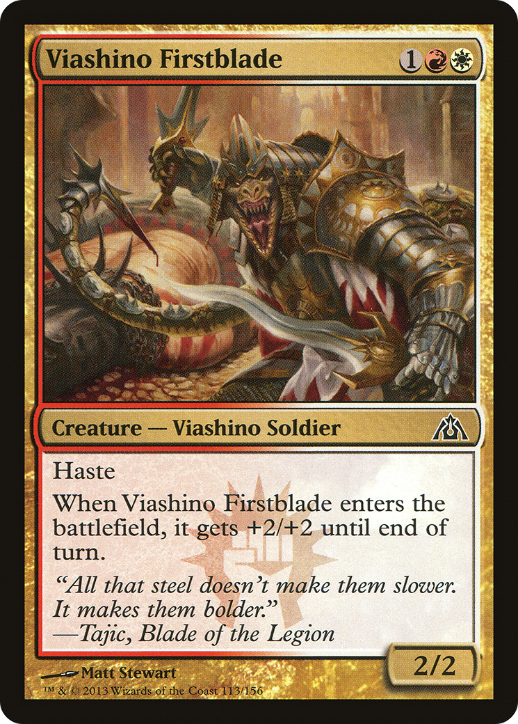 Viashino Firstblade (113) Foil - Dragon's Maze
