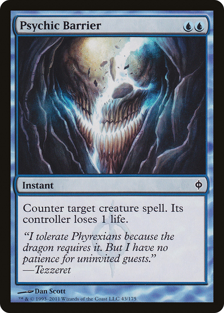 Psychic Barrier (043) Foil - New Phyrexia