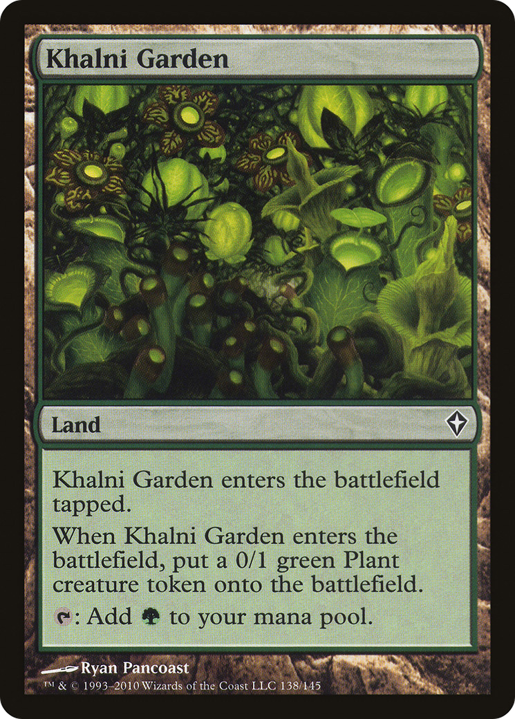 Khalni Garden (138) Foil - Worldwake