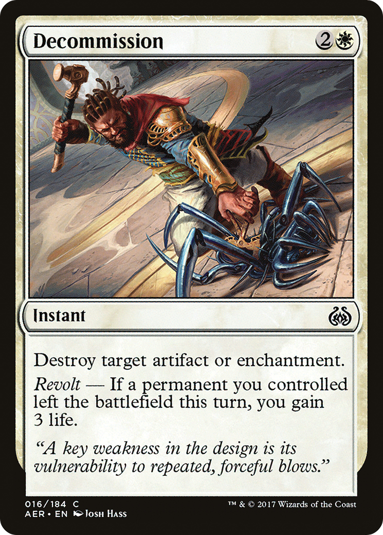 Decommission (016) Foil - Aether Revolt