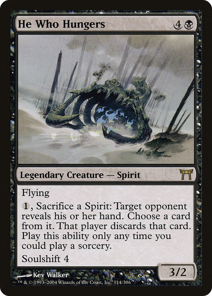 He Who Hungers (114) Foil - Champions of Kamigawa