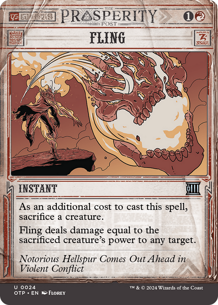 Fling (Showcase) (024) Foil - Breaking News