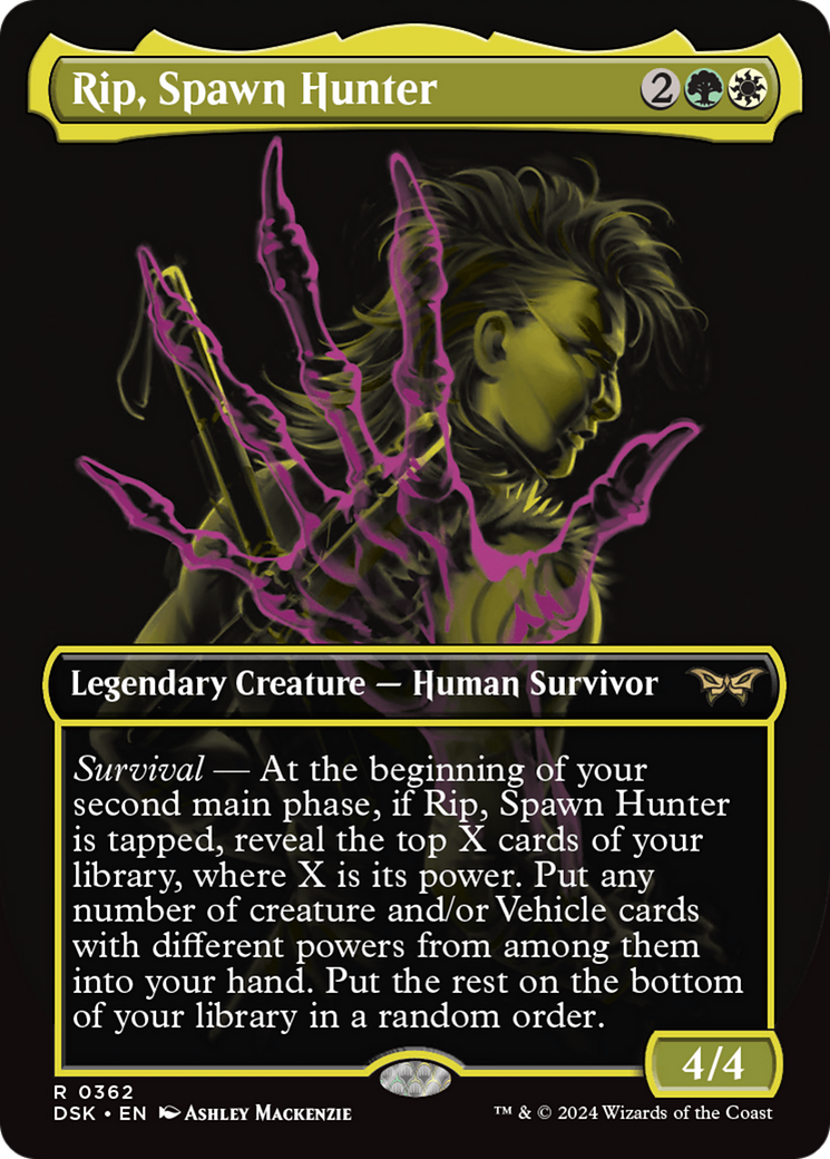 Rip, Spawn Hunter (Showcase) (362) Foil - Duskmourn: House of Horror