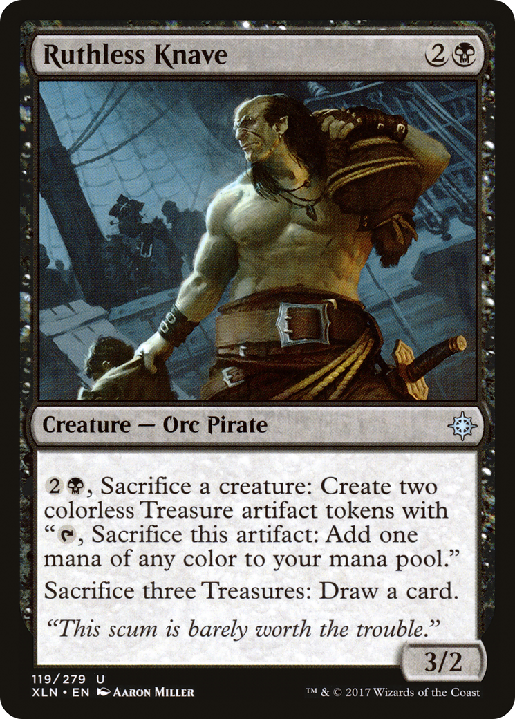 Ruthless Knave (119) Foil - Ixalan
