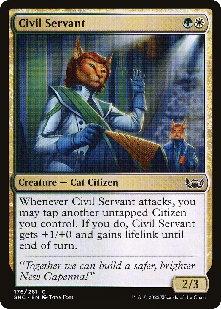 Civil Servant (176) Foil - Streets of New Capenna