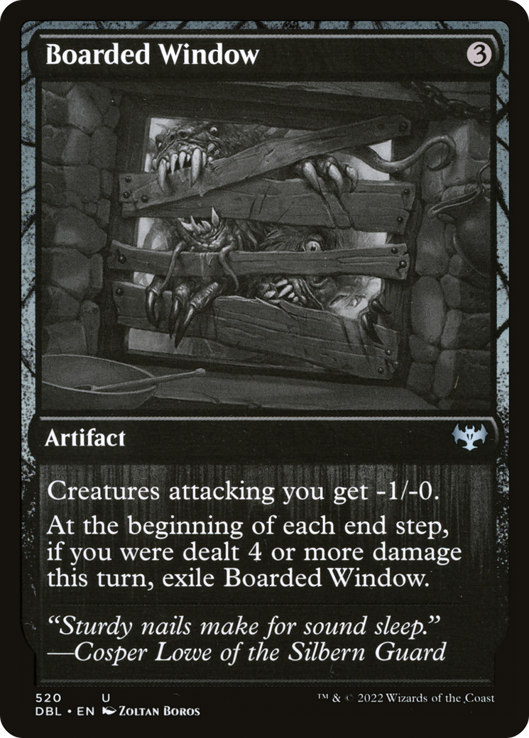 Boarded Window (520) Foil - Innistrad: Double Feature