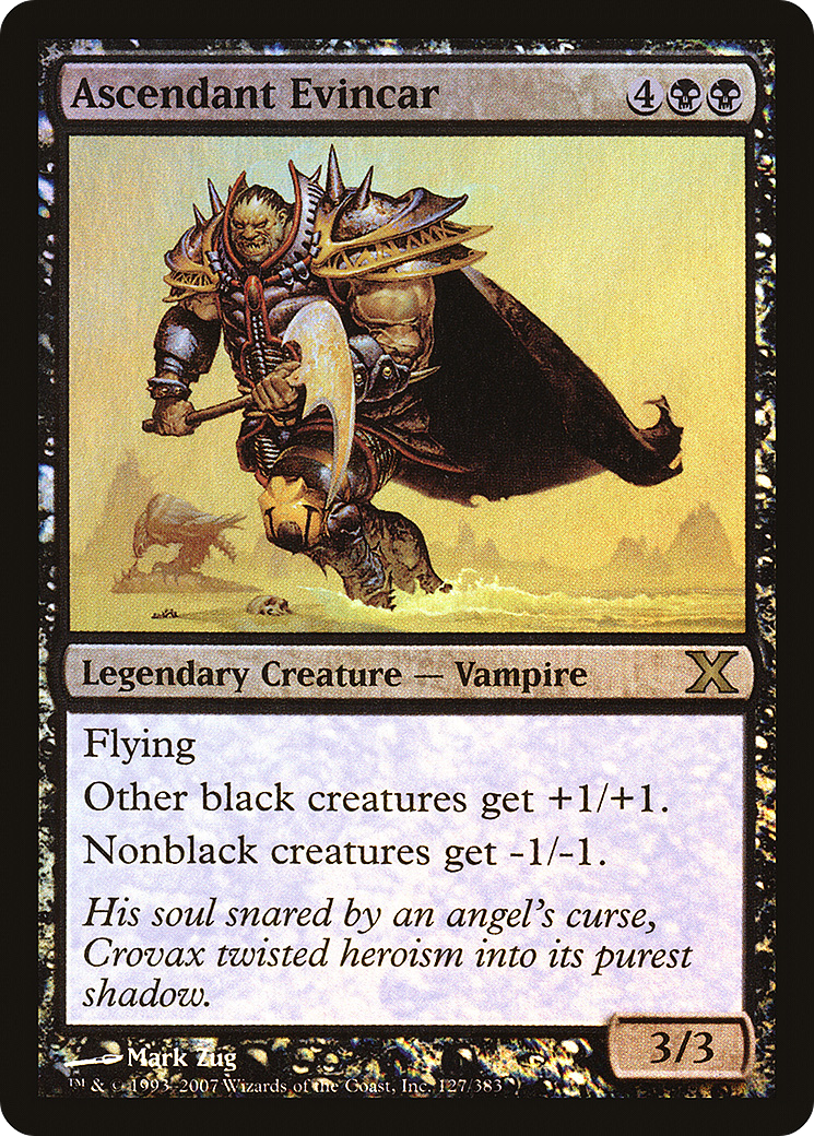 Ascendant Evincar (127) Foil - Tenth Edition