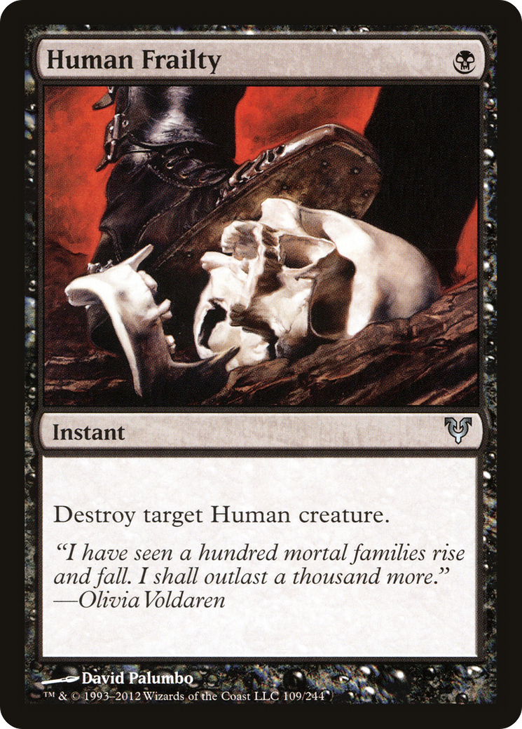 Human Frailty (109) Foil - Avacyn Restored