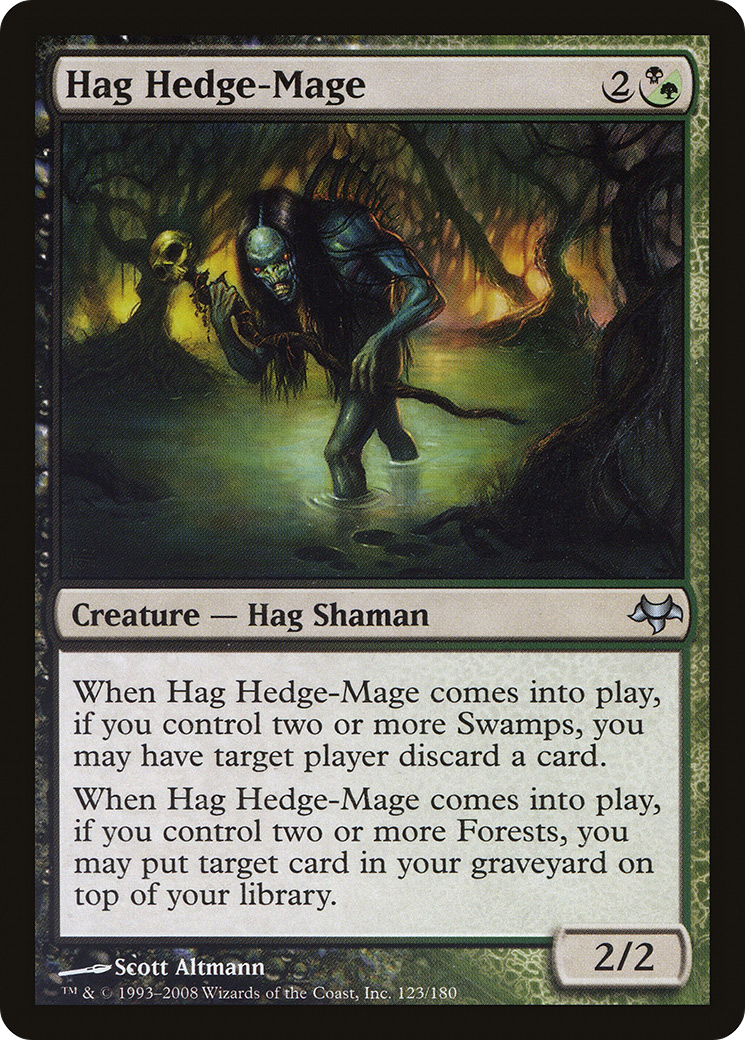 Hag Hedge-Mage (123) Foil - Eventide
