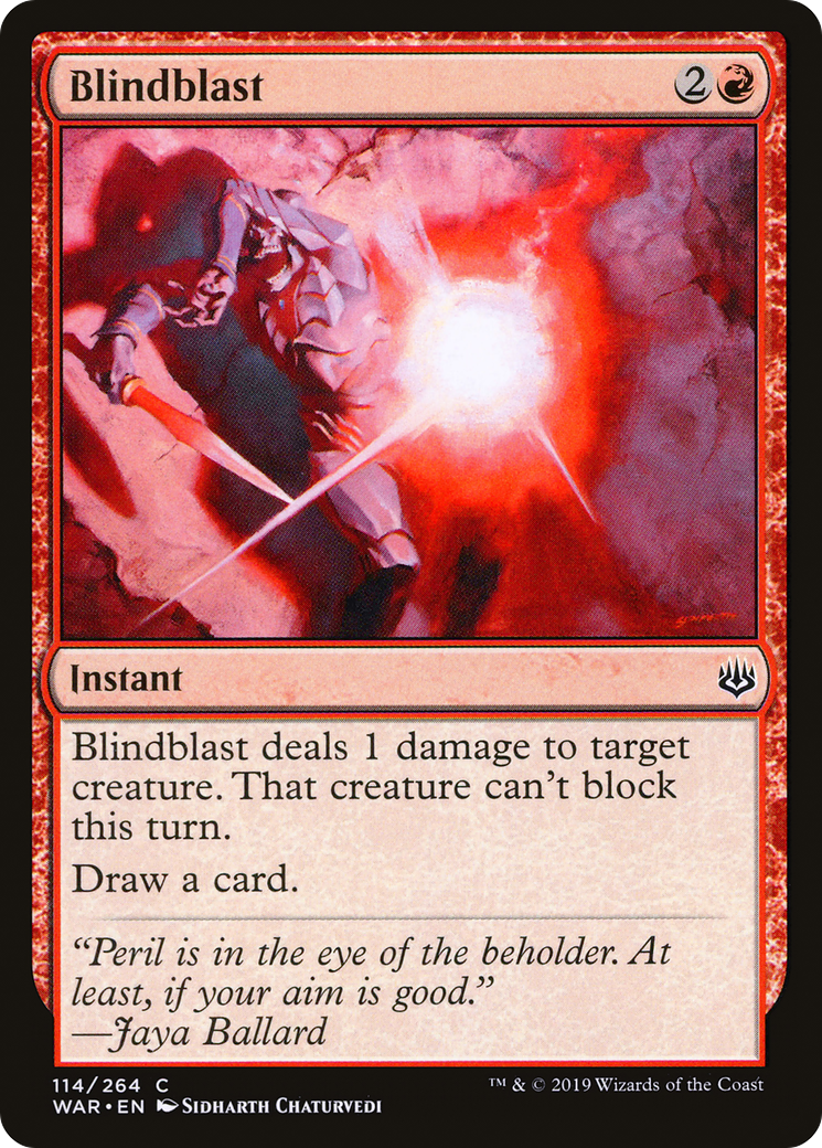 Blindblast (114) Foil - War of the Spark