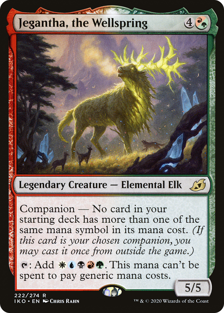 Jegantha, the Wellspring (222) Foil - Ikoria: Lair of Behemoths