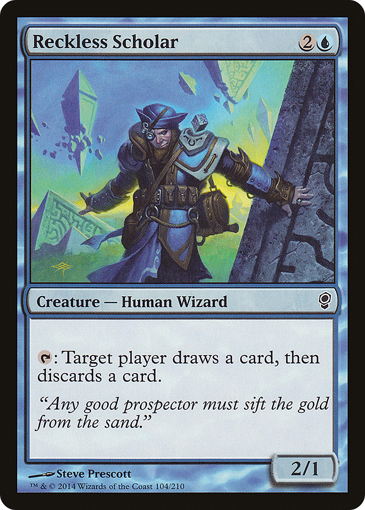 Reckless Scholar (104) Foil - Conspiracy