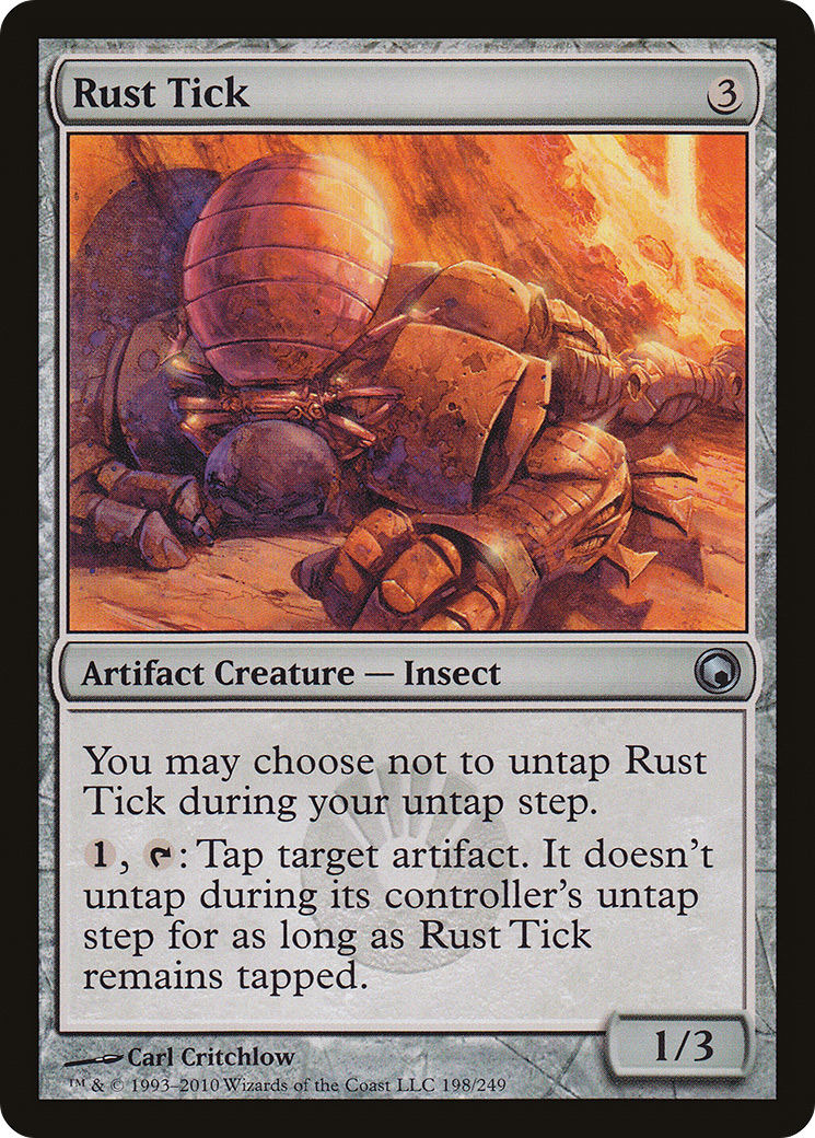 Rust Tick (198) Foil - Scars of Mirrodin