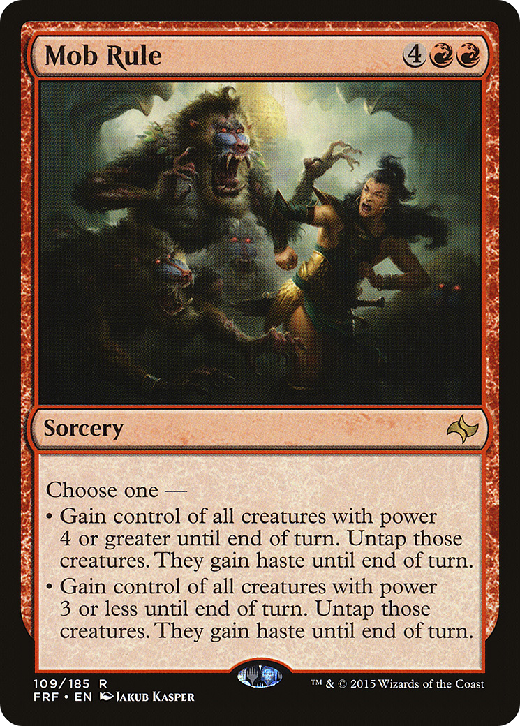 Mob Rule (109) Foil - Fate Reforged