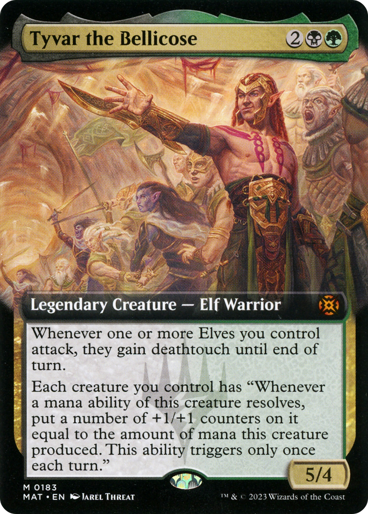 Tyvar the Bellicose (Extended Art) (183) - March of the Machine: The Aftermath