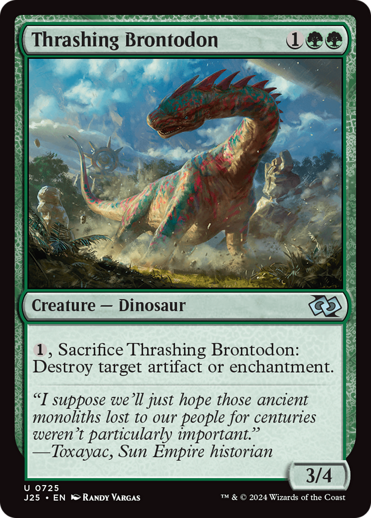 Thrashing Brontodon (725) - Foundations Jumpstart