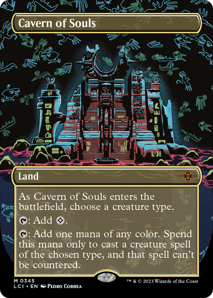 Cavern of Souls (Borderless) (345) Foil - The Lost Caverns of Ixalan