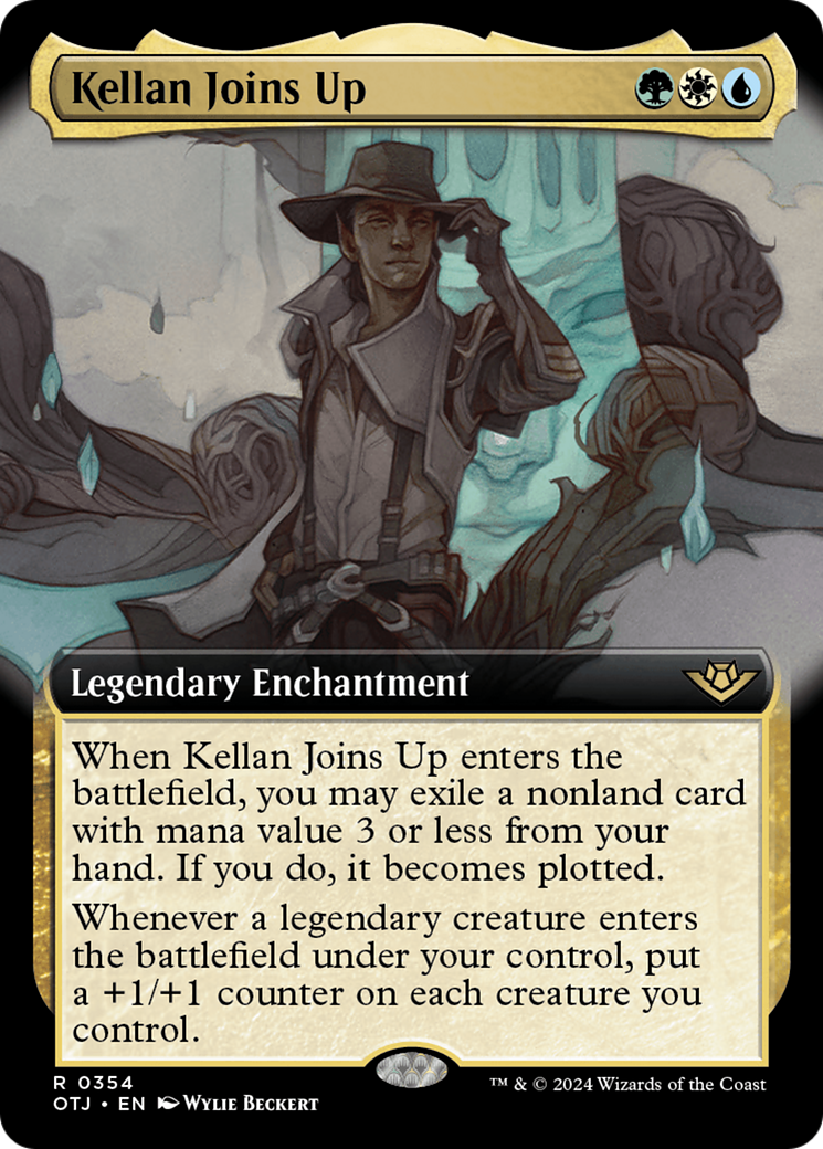 Kellan Joins Up (Extended Art) (354) Foil - Outlaws of Thunder Junction