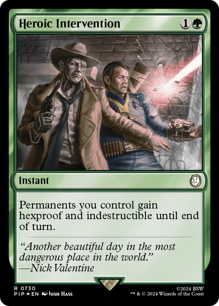 Heroic Intervention (Surge Foil) (730) Foil - Fallout